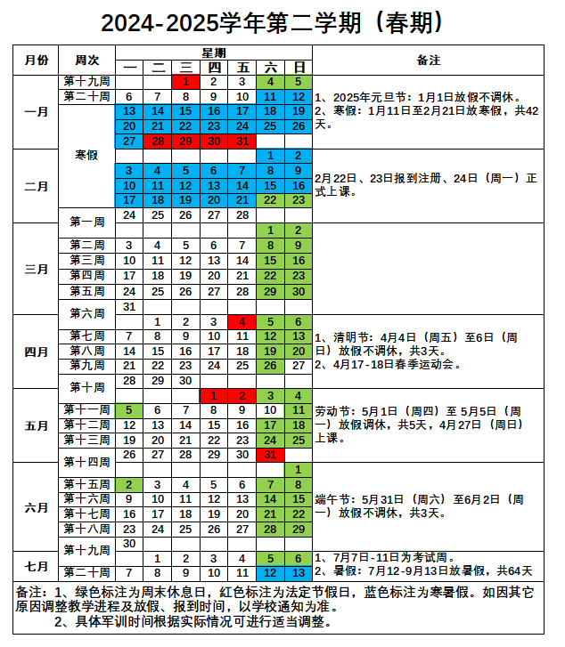 校历